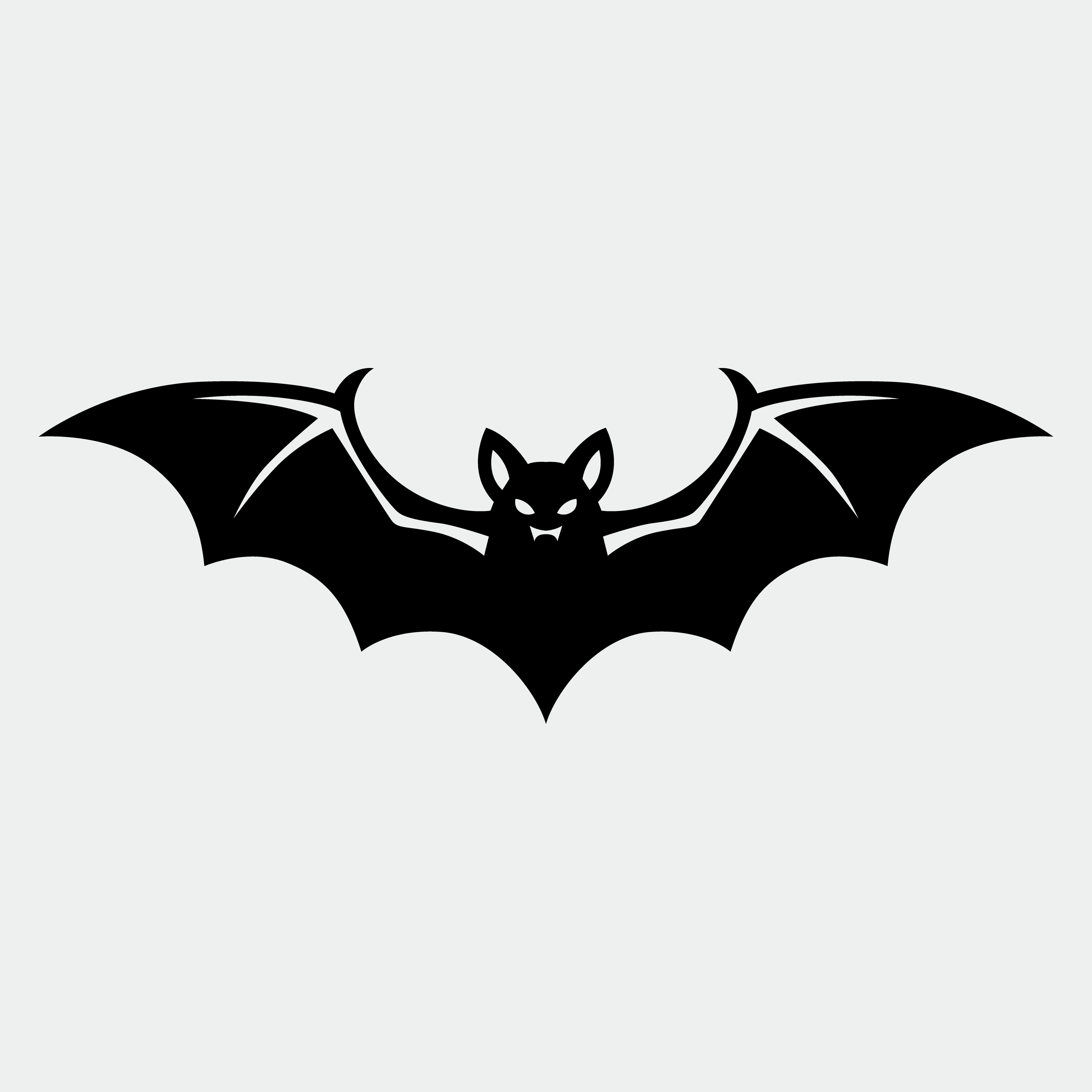 Halloween Bat SVG | Flying Bat Silhouette