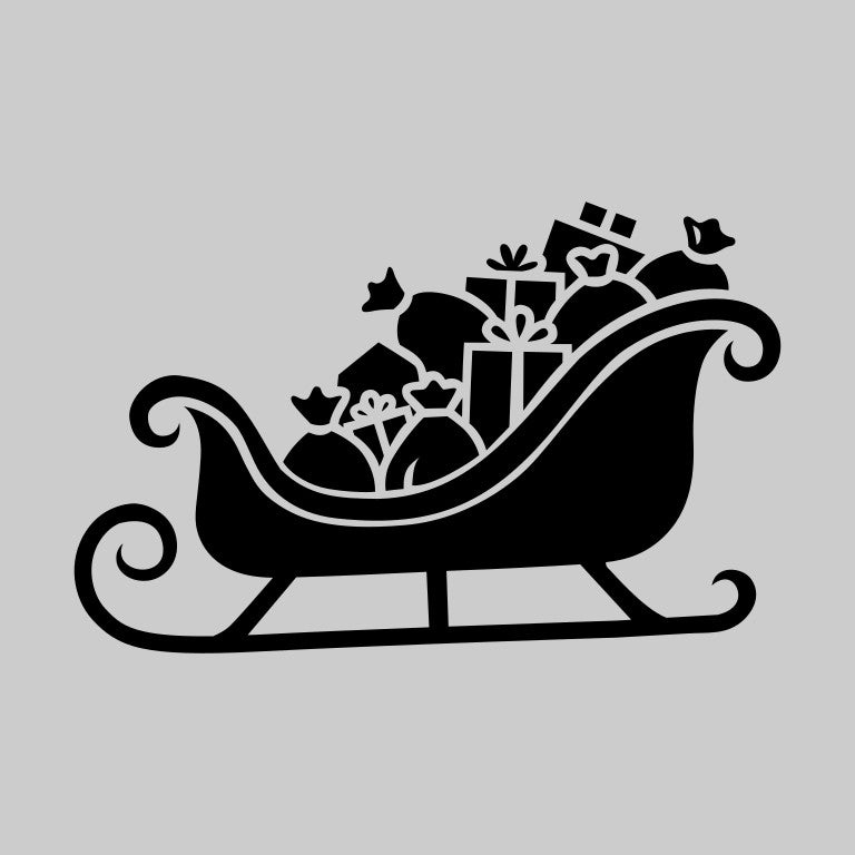 Santa's Sleigh SVG PNG
