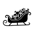 Santa's Sleigh SVG PNG
