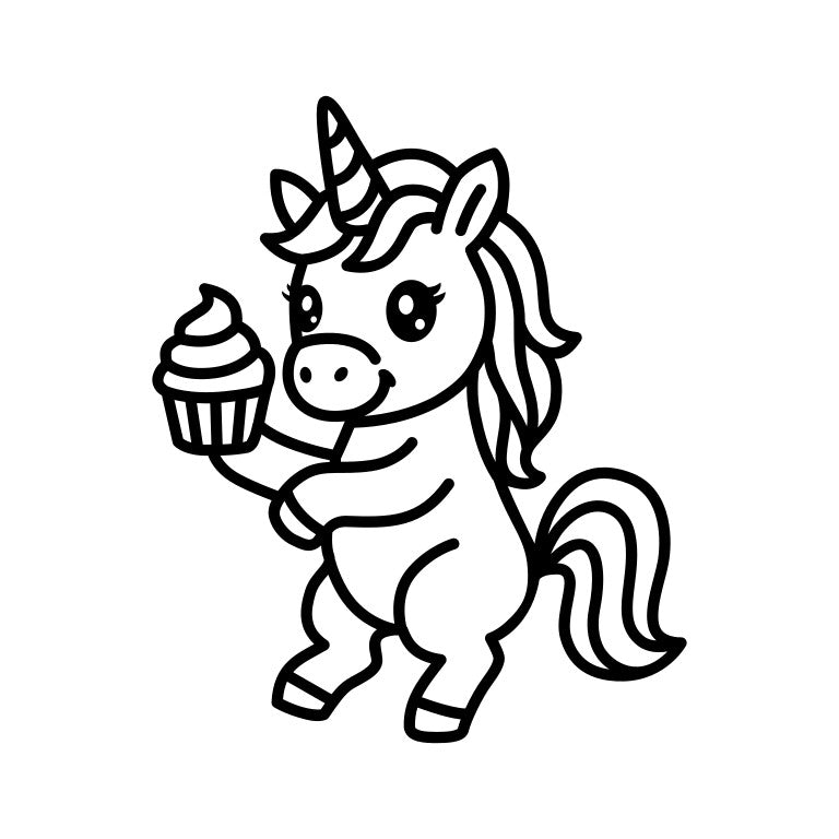 Cute Unicorn SVG PNG